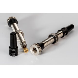 MaXalami FiveWay tubeless valve, 2 pcs incl. valve key cap